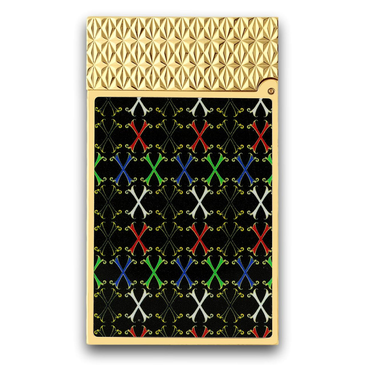 S.T. Dupont Line 2 Fuente OpusX Double Soft Flame Cigar Lighter - Back Facing