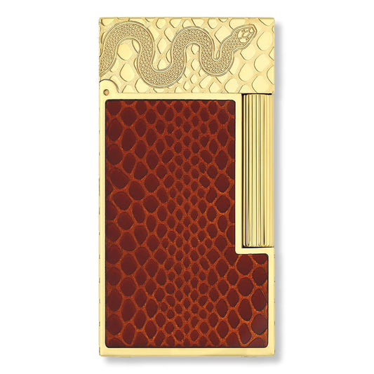 S.T. Dupont Year of the Snake Line 2 Double Soft Flame Cigar Lighters - Red - Main Image - Front Side 
