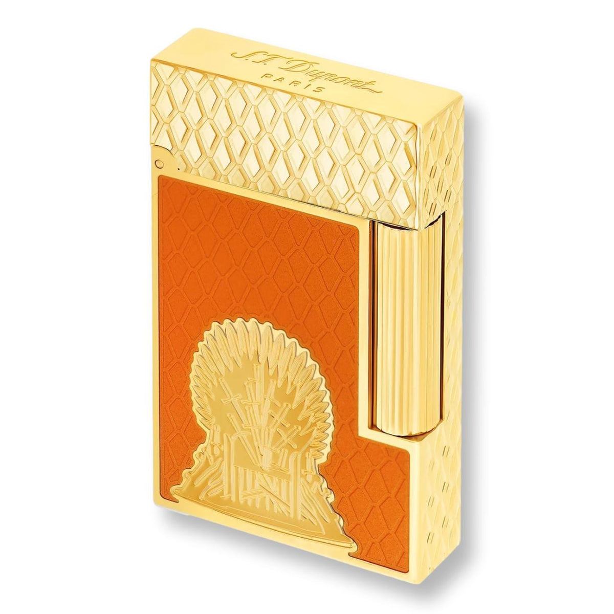 S.T. Dupont Game of Thrones Fire Line 2 Double Soft Flame Cigar Lighter - Main Image - Left Facing