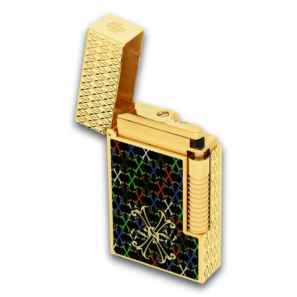 S.T. Dupont Le Grand Fuente OpusX Cigar Lighter - Lid Flipped Open
