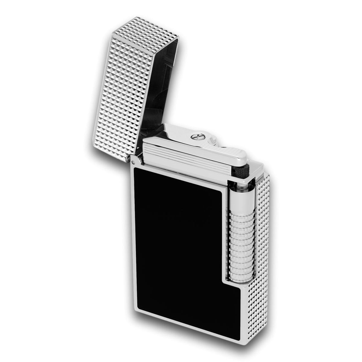 S.T. Dupont Lacquer Le Grand Perfect Ping Cigar Lighter  - Lid Flipped Open Image