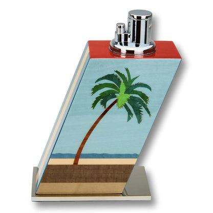 Elie Bleu Large Casa Cubana Torch Flame Triple Jet Tabletop Cigar Lighter - Main Image - Front