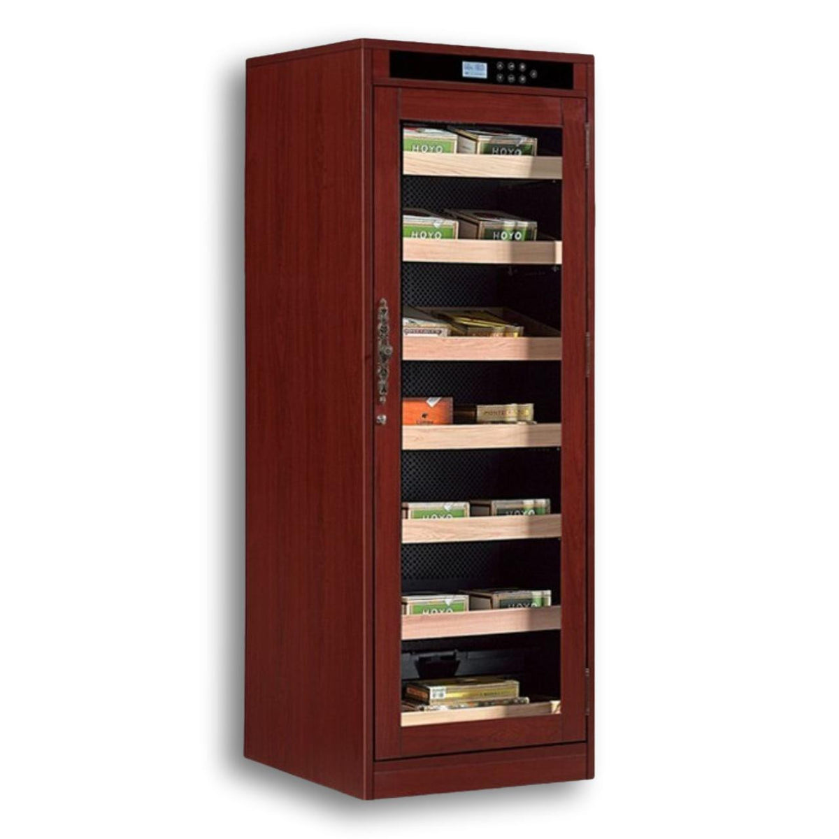 Prestige Remington Lite Custom Finishes 2,000-Cigar Electric Humidors - Cherry - Main Image - Front