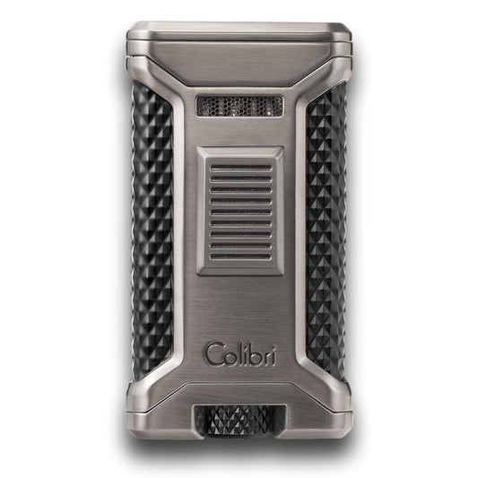 Colibri Ascari Torch Flame Triple Jet Cigar Lighter - Gunmetal and Black - Main Image