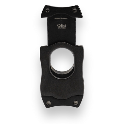 Colibri S-Cut with Black Blades Cigar Cutter - Black - Interior Back