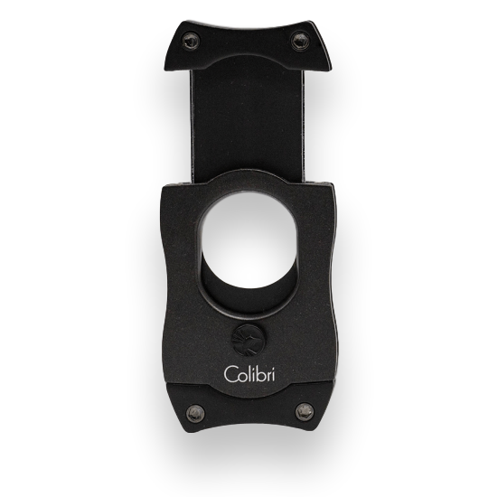 Colibri S-Cut with Black Blades Cigar Cutter - Black - Interior Front