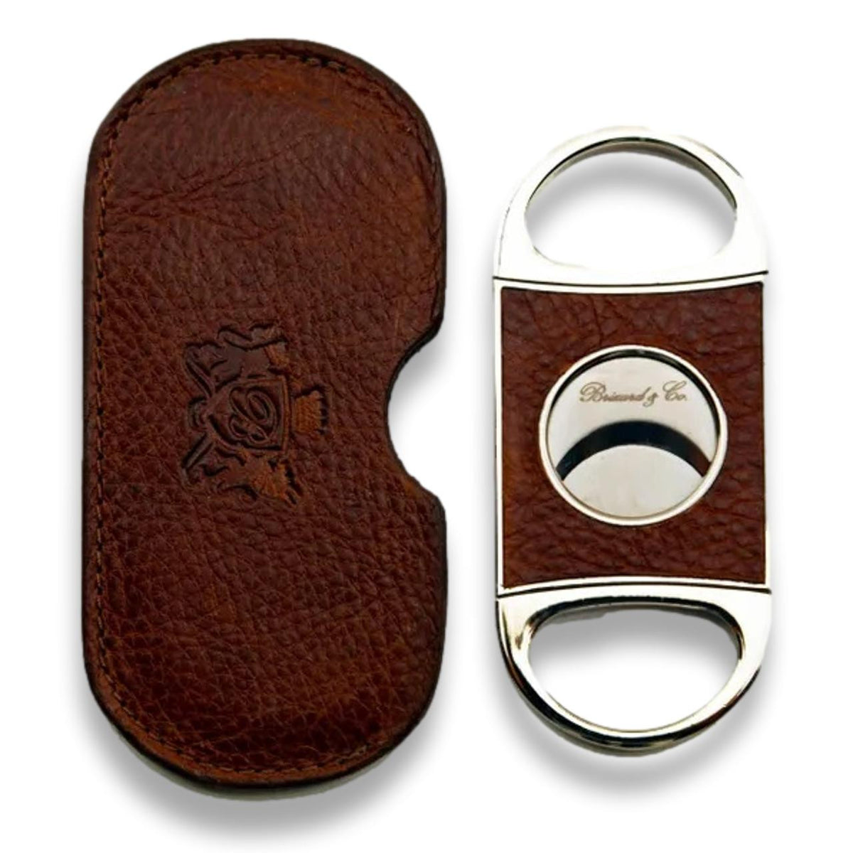 Brizard & Co Double Guillotine Antique Saddle Double Blade Cigar Cutter - Main Image - Front Side