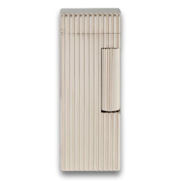 Dunhill Rollagas Silver Lines Pattern Soft Flame Cigar Lighter - Main Image