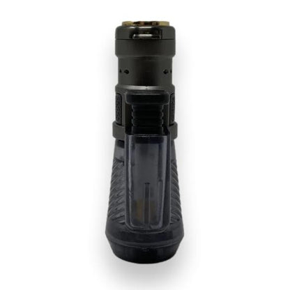 Daniel Marshall Cyclone Torch Flame Triple Jet Cigar Lighter - Charcoal - Left Facing