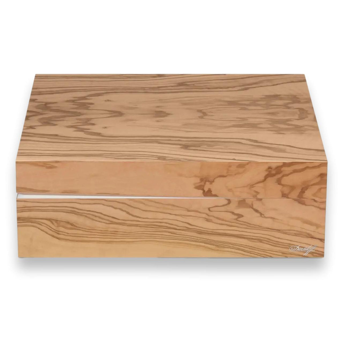 Davidoff Air De Famille Series I Olive Wood Ambassador 80-Cigar Desktop Humidors - Front