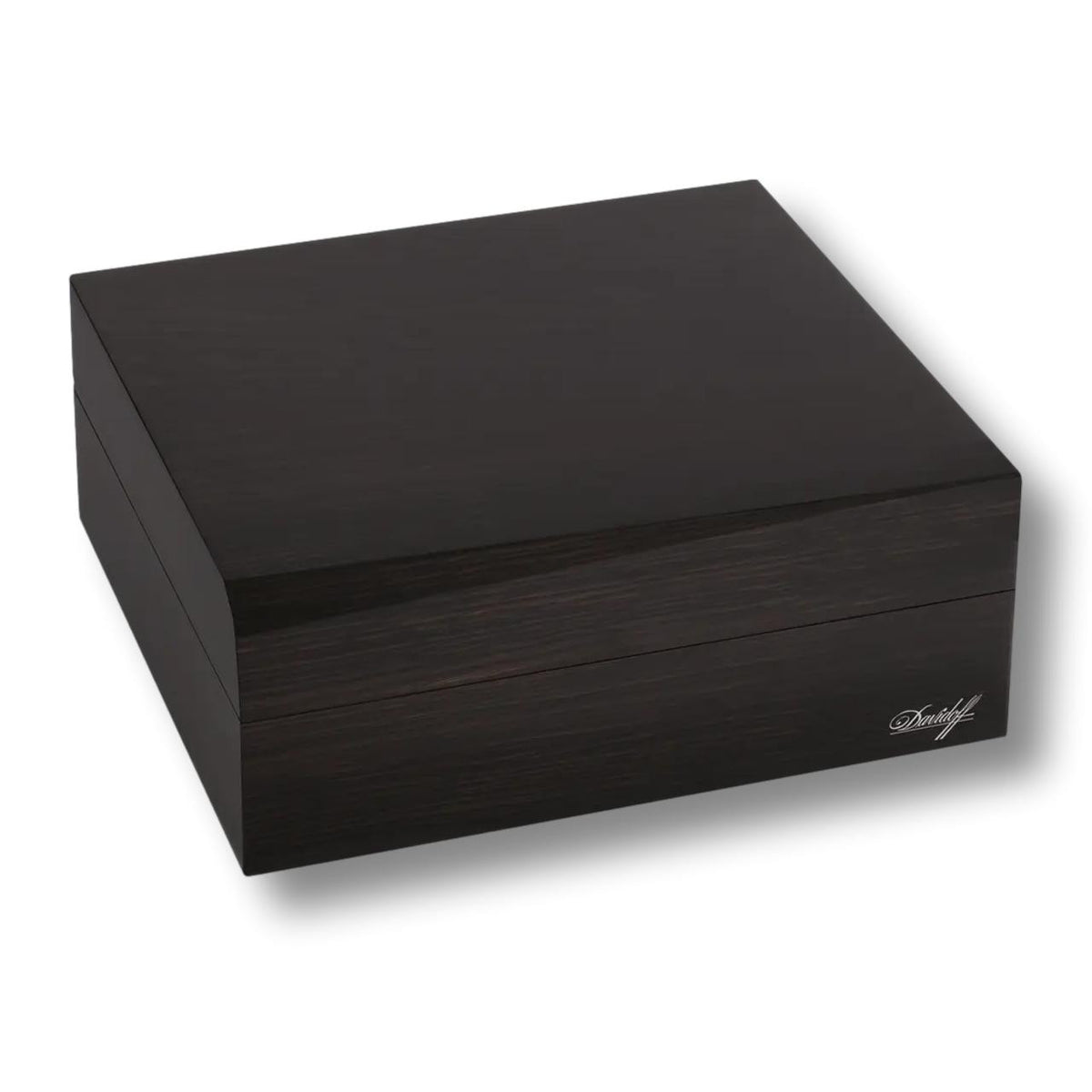 Davidoff Air De Famille Series II Smoked Oak Primos Brilliant 35-Cigar Desktop Humidors - Main Image - Right Facing
