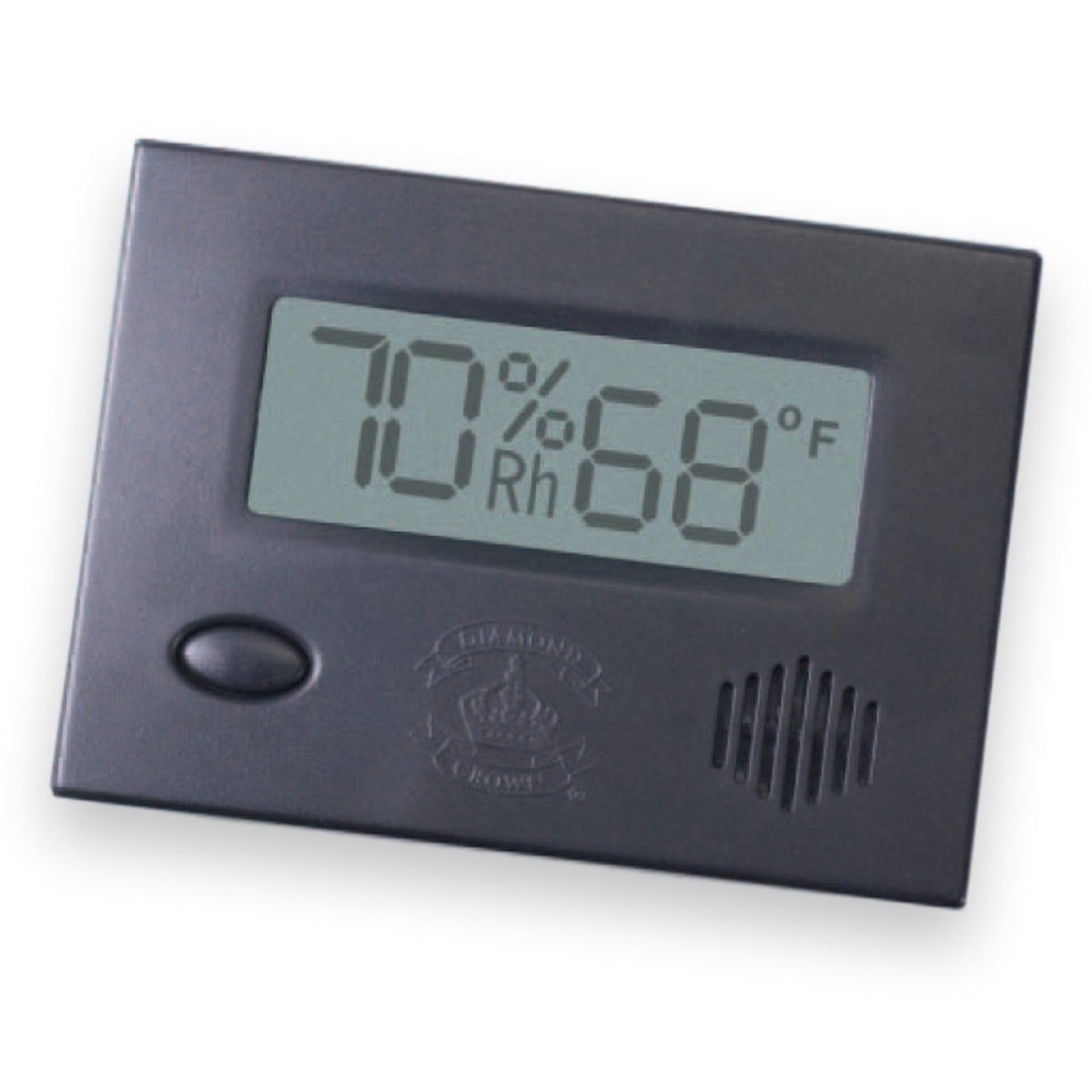 Diamond Crown Wesley 90-Cigar Desktop Humidor - St. James Series (DC-HUM-WESLEY-90) Hygrometer
