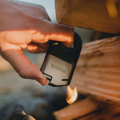 Dissim Inverted Soft Flame Pipe Lighter - Black - Lifestyle3