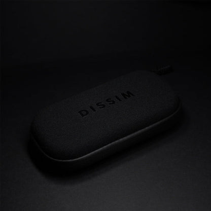 Dissim Large Black Cigar Lighter Carrying Case - Zipper Shut