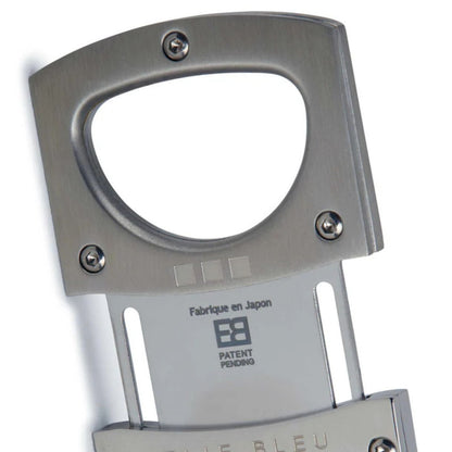 Elie Bleu EBC1 Square Double Blade Cigar Cutters - Satin - Handle Details