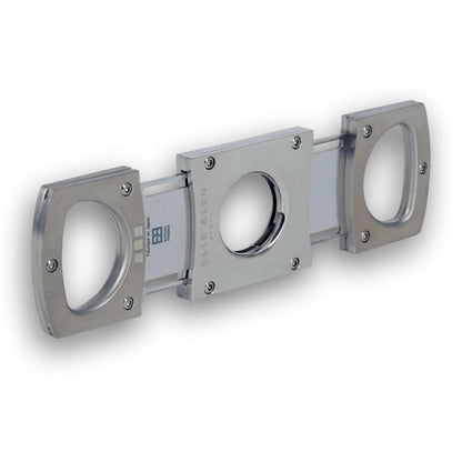 Elie Bleu EBC1 Square Double Blade Cigar Cutters - Satin - Blade Details