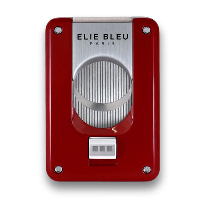 Elie Bleu Lacquer EBC4 Double Blade Cigar Cutters - Red - Main Image - Front Side