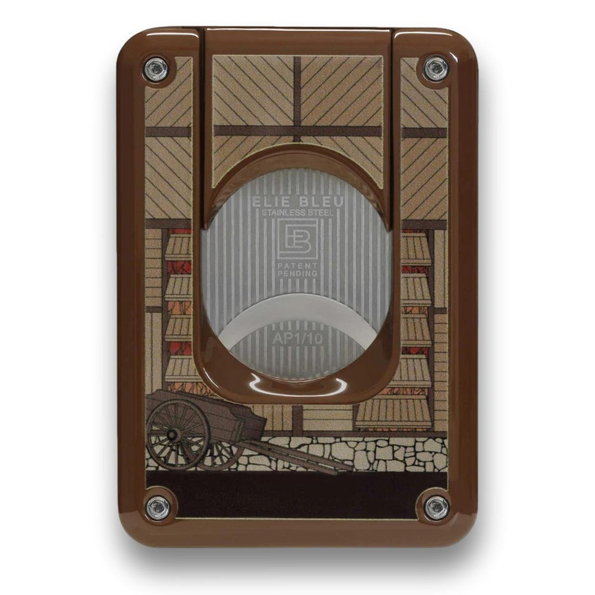 Elie Bleu El Secadero EBC4 Double Blade Cigar Cutter - Back Side