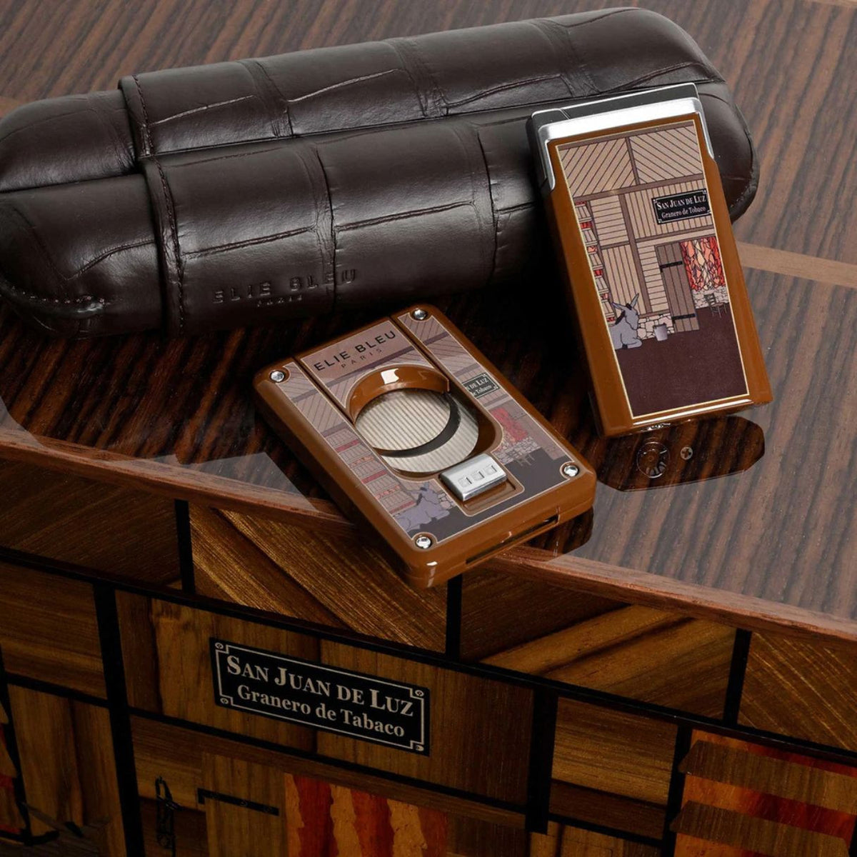 Elie Bleu El Secadero J-15 Torch Flame Single Jet Cigar Lighter - Collection