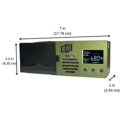 Cigar Oasis Ultra 4.0 Electronic Humidifier - Dimensions
