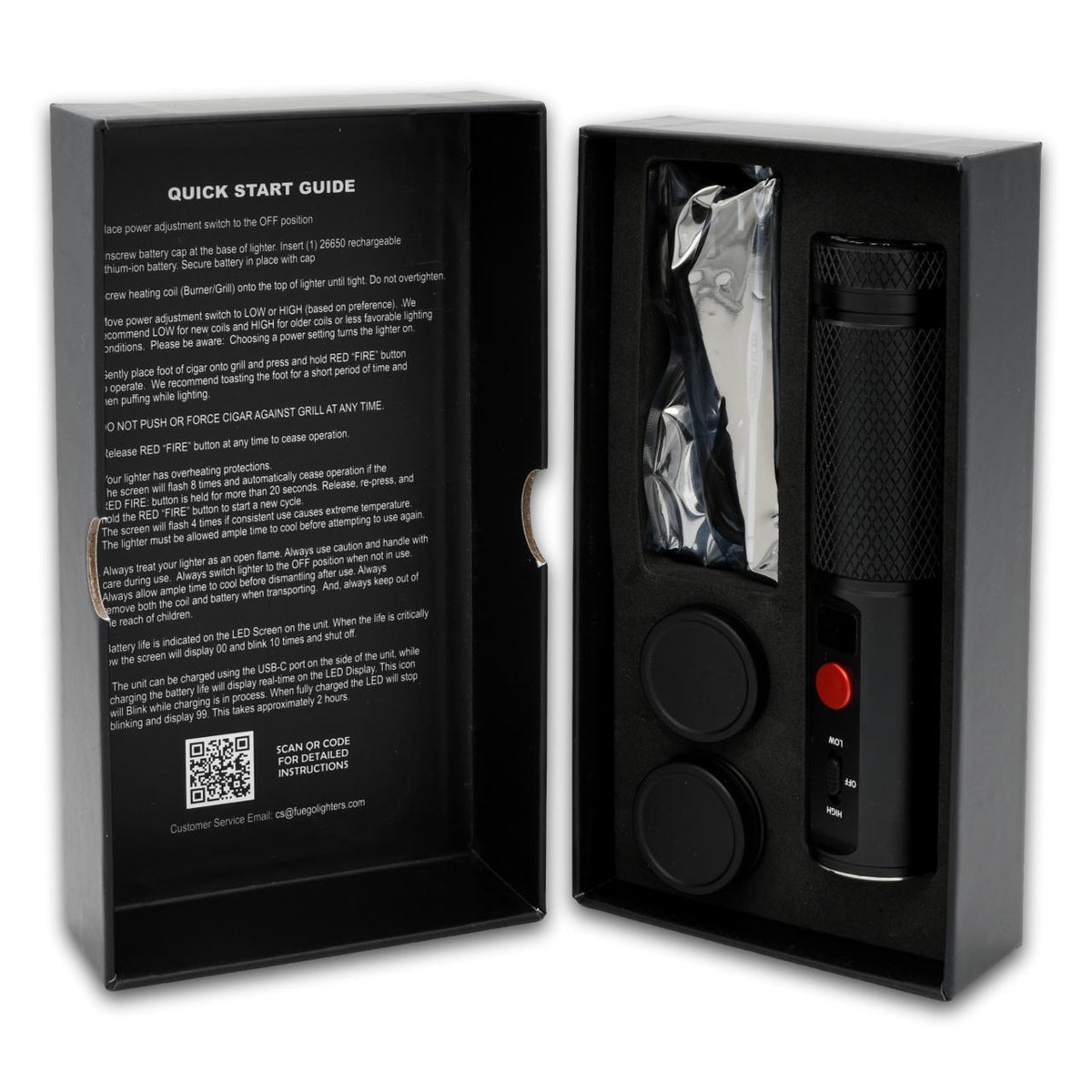 Dissim Fuego Fire Electric Cigar Lighter - Gift Box