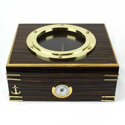 Humidor Supreme Gangway Desktop Humidor 50 Cigars - Exterior Front