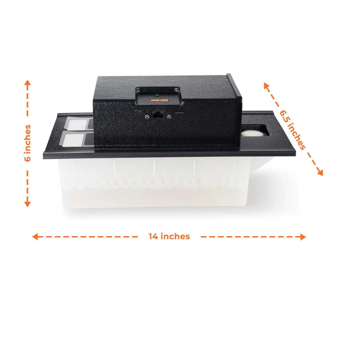 Cigar Oasis Magna 3.0 Electronic Humidifier - Dimensions