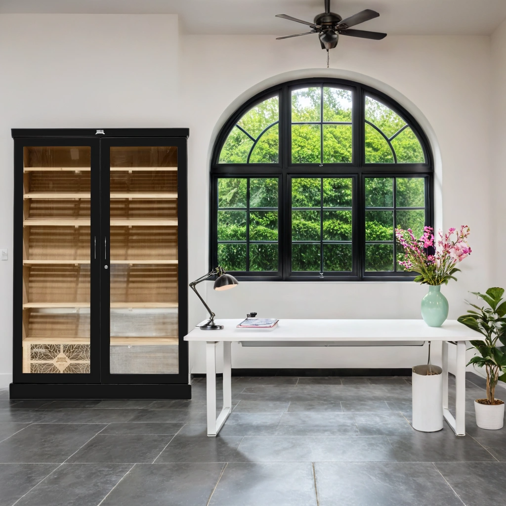 Humidor Supreme Commercial 4,500-Cigar Display Humidor - Lifestyle