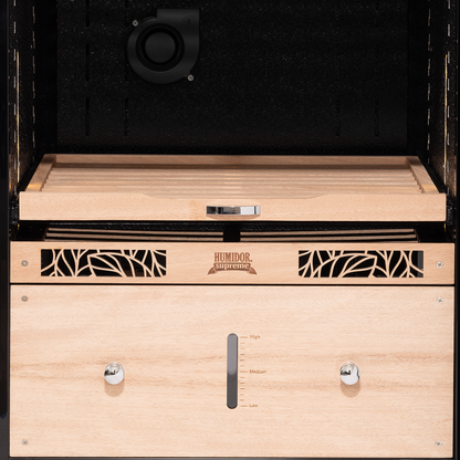 Humidor Supreme Temperature and Humidity Controlled 2,500-Cigar Electric Humidor - Details