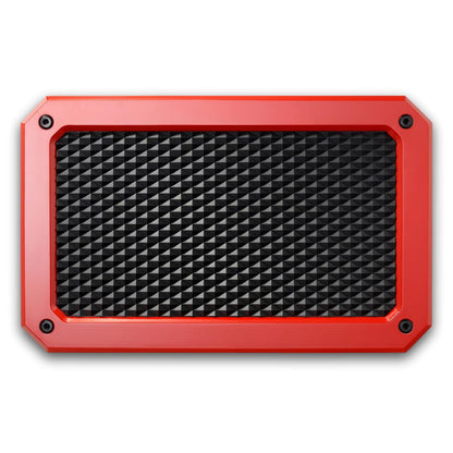 Colibri Rally 125-Cigar Desktop Humidors - Black + Red - Top View