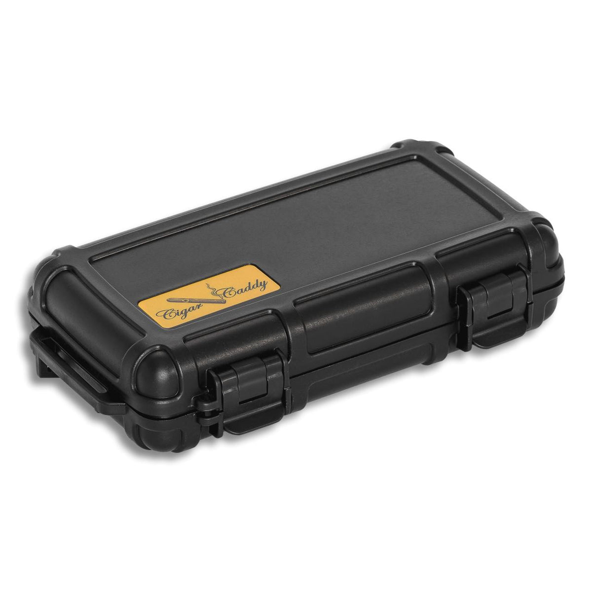 Cigar Caddy 5-Cigar Travel Humidors - Black - Main Image - Right Facing