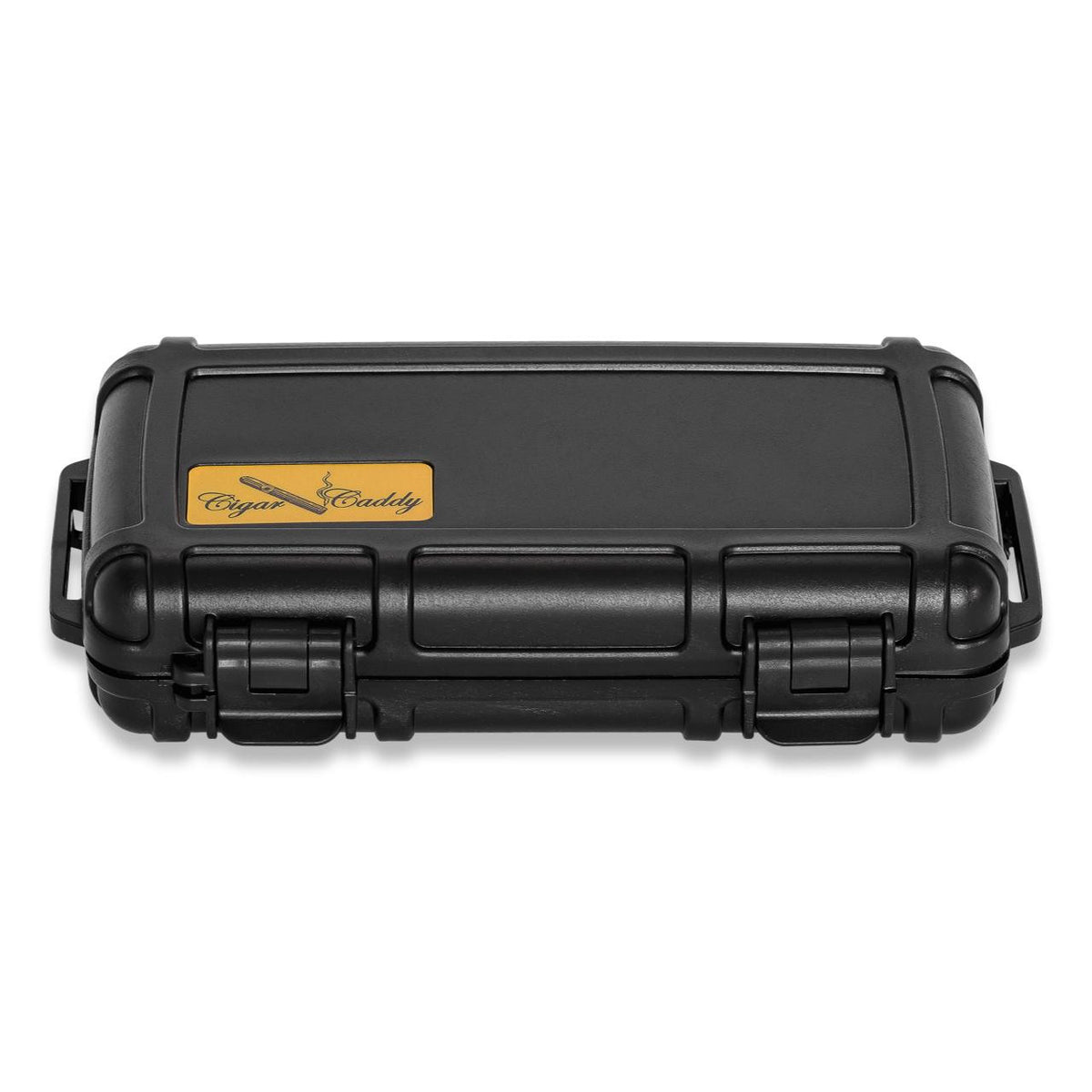 Cigar Caddy 5-Cigar Travel Humidors - Black - Front