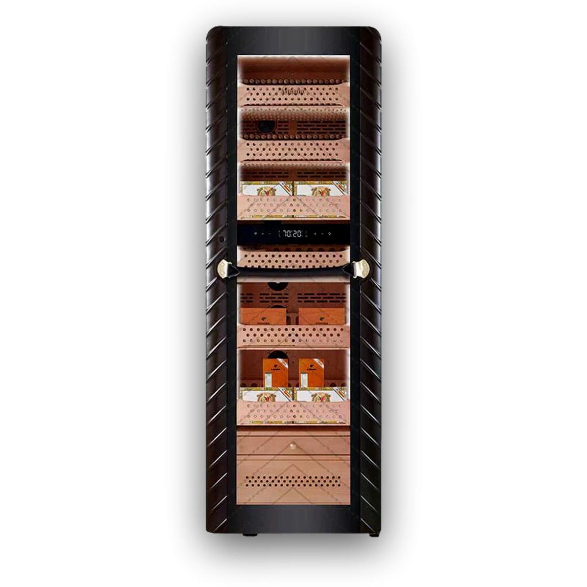 Afidano C8 Art Series 2200 Cigar Electric Humidor - Front Side
