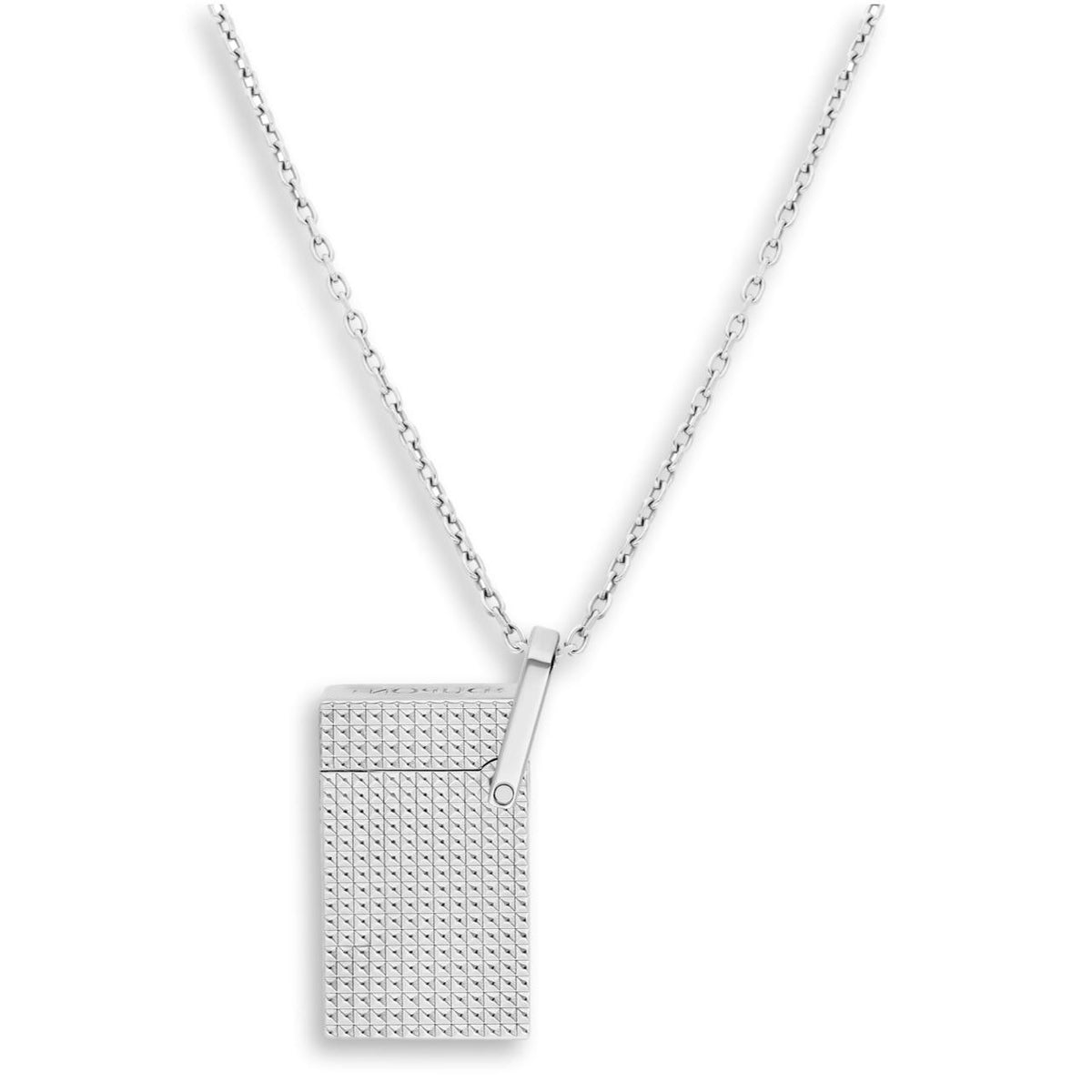 S.T. Dupont Line 2 Necklace Soft Flame Cigar Lighter - Silver - Backside