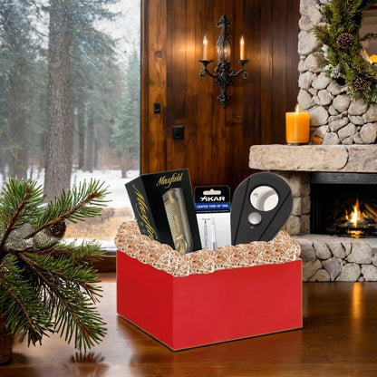 Soft Flame Cigar Lighter and Cutter Gift Set