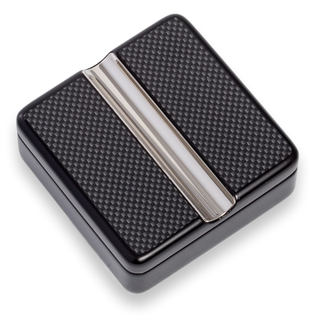 Bey-Berk Carbon Fiber Single Cigar Ashtray (C311)