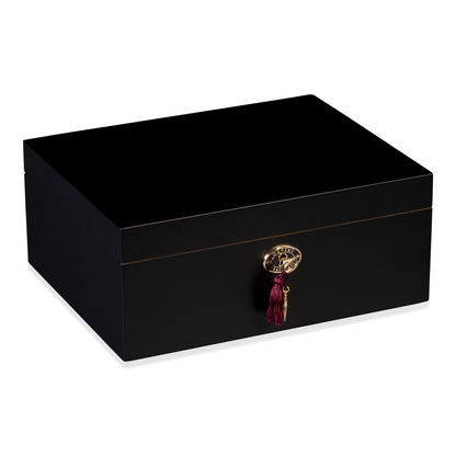 Daniel Marshall 20065 Ambiente 65-Cigar Humidor - Matte Black 