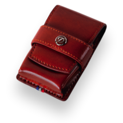 S.T. Dupont Leather Cigar Lighter Case - Line D Collection 