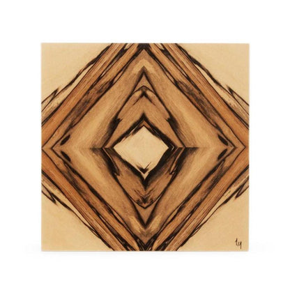 Elie Bleu Royal Ebony Cigar Desktop Humidor - Royal Ebony - Top Details