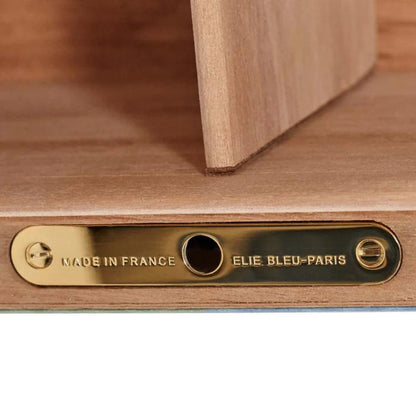 Elie Bleu Royal Ebony Cigar Desktop Humidor - Royal Ebony - Plate Details