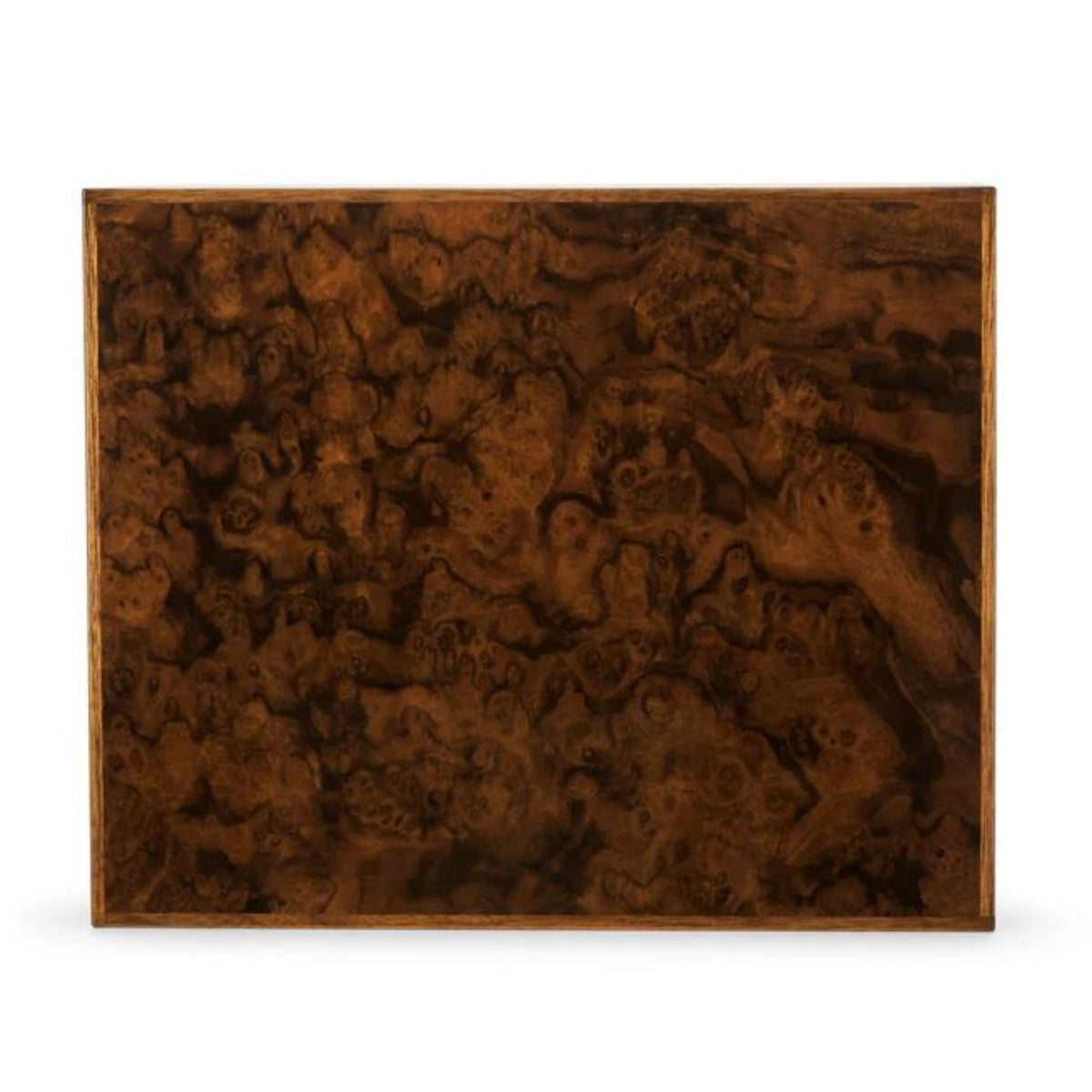 Elie Bleu Classic Wood 50-110-Cigar Desktop Humidor - Walnut Burl -  Exterior Details
