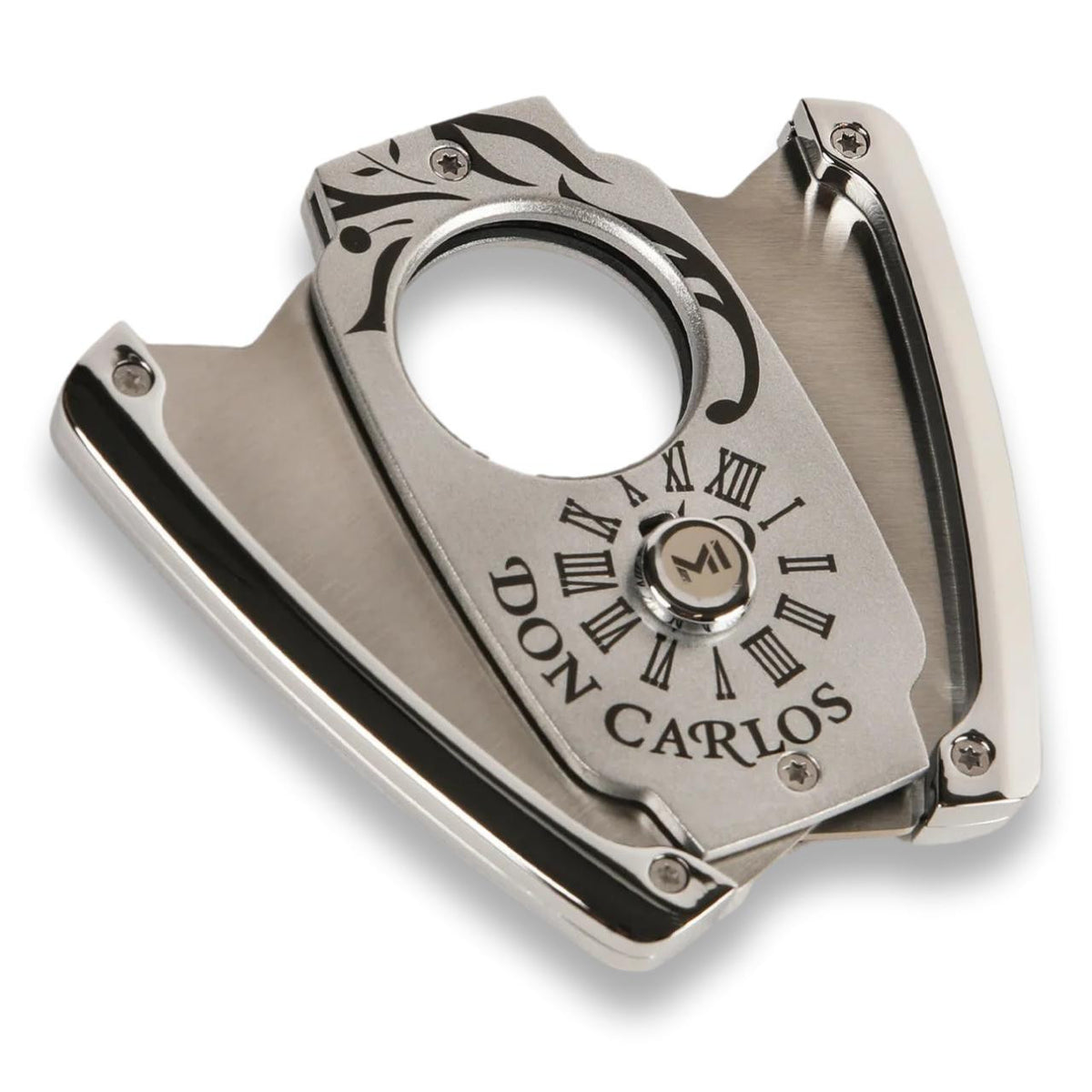 OpusX Society Don Carlos C30 Double Blade Cigar Cutter - Cutter Opened