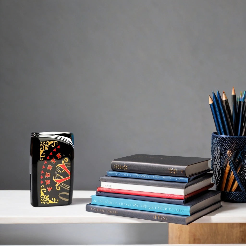OpusX Society J30 Black Series Torch Flame Single Jet Cigar Lighter - Lifestyle Image