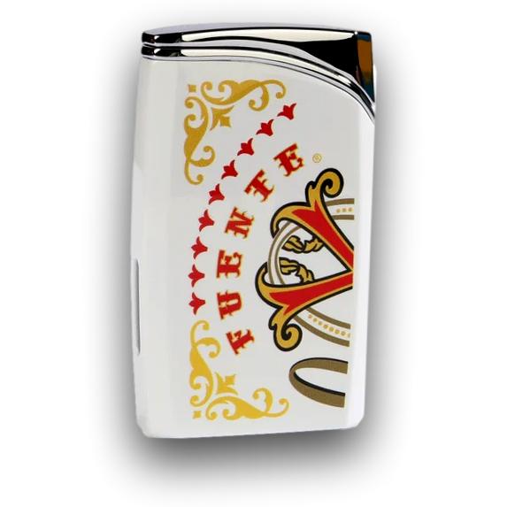 OpusX Society J30 White Series Torch Flame Single Jet Cigar Lighter - Main Image