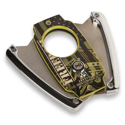 OpusX Society Freedom C30 Double Blade Cigar Cutter - Cutter Opened