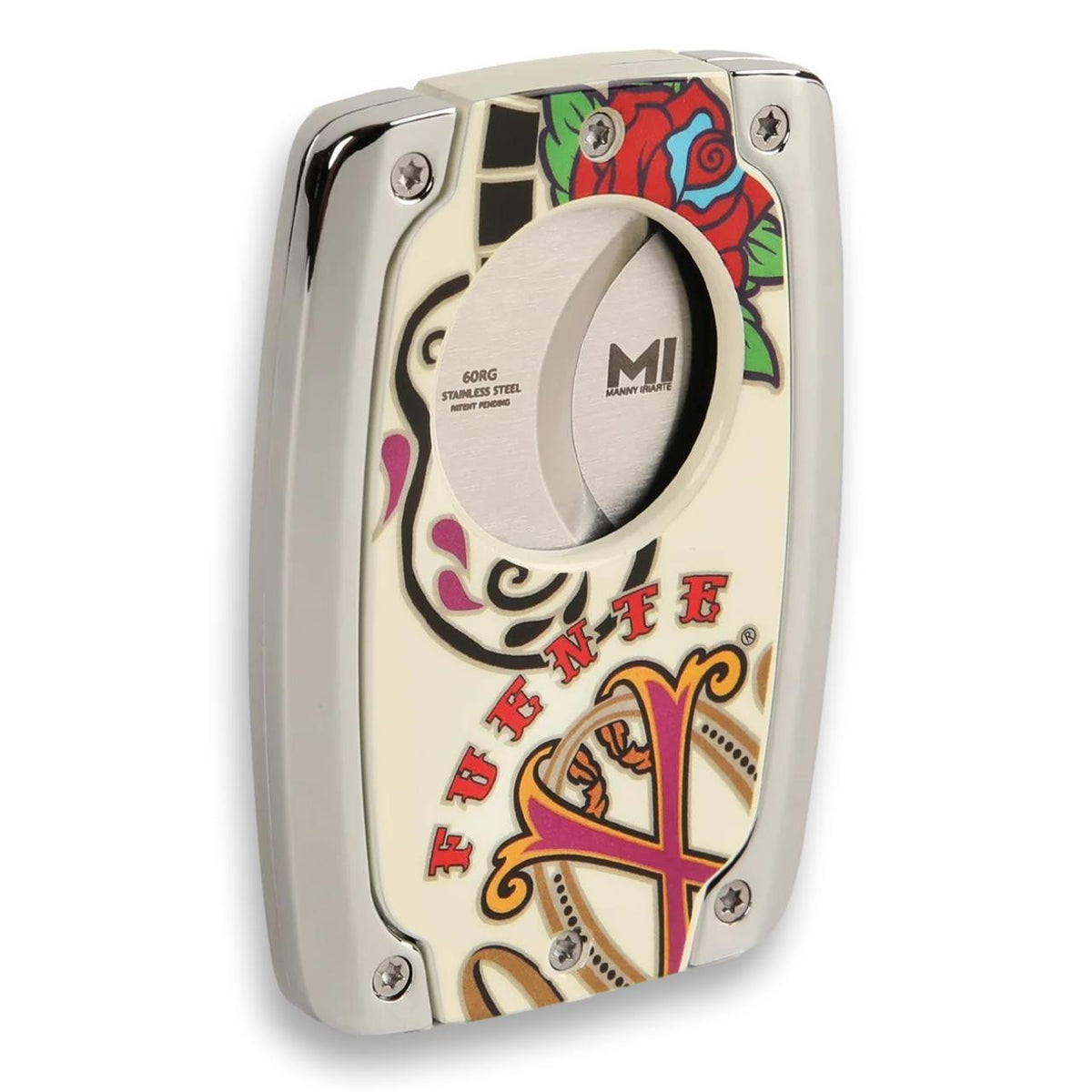 OpusX Society Sugar C30 Double Blade Cigar Cutter - Back Side 