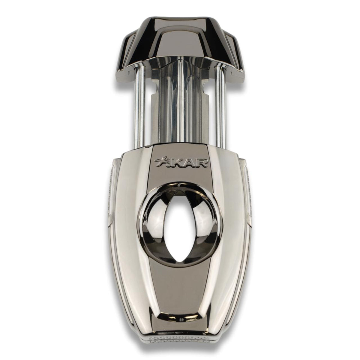 Xikar VX2 V-Cut Cigar Cutter - Gunmetal  - Interior Front