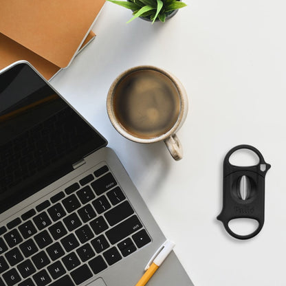 Palio Deep V-Cut Cigar Cutters - Black - Flatlay