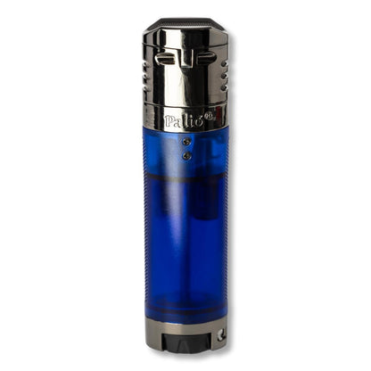 Palio Veneto Torch Flame Quad Jet Cigar Lighters - Blue - Back Side