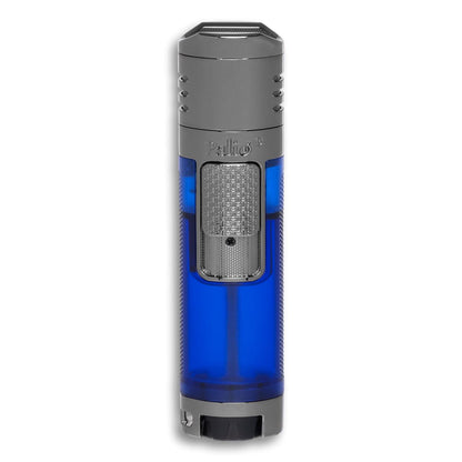 Palio Veneto Torch Flame Quad Jet Cigar Lighters - Blue - Main Image - Front Side